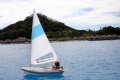 Tristan practicing his sailing skills.